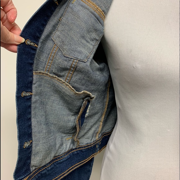 Old Navy Denim Coat Size S - Picture 7 of 15